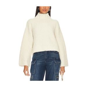 Callahan 'Leandra' White Turtleneck Sweater Size S